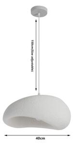 BRILAGI - Závesný luster na lanku WABI SABI 1xE27/60W/230V pr. 40 cm biela