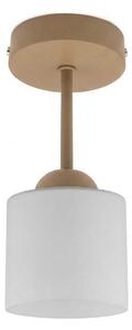 BRILAGI - LED Prisadený luster RETRO GLASS 1xE27/60W/230V priemer 10 cm béžová/biela