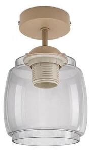 BRILAGI - LED Prisadený luster R GLASS 1xE27/60W/230V priemer 26 cm béžová/dymovo sivá