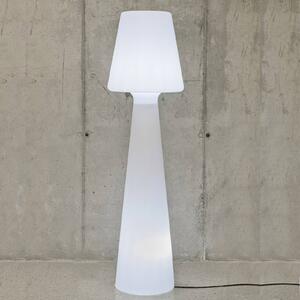Newgarden Lola stojacia LED lampa, kábel, 200 cm, Biela / opálová, Plast, Stojaca lampa