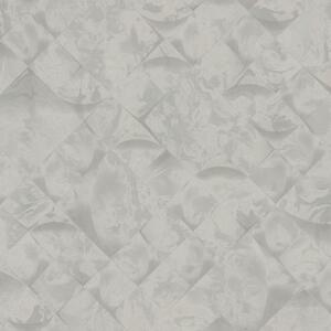 Sivá geometrická mramorovaná tapeta, M69935, Splendor, Zambaiti Parati