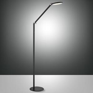 Stojaca LED lampa Regina, 1-plameňová, čierna, Čierna, Obývacia izba / jedáleň, kov, Moderný, Stolová lampa