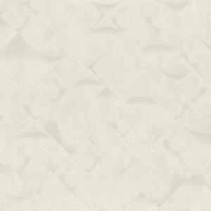 Biela geometrická mramorovaná tapeta, M69933, Splendor, Zambaiti Parati