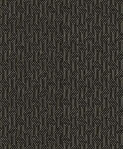 Čierna geometrická vliesová tapeta, ZEN405, Zen, Zoom by Masureel