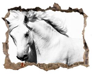 Fototapeta díra na zeď Biely kôň nd-k-14270832