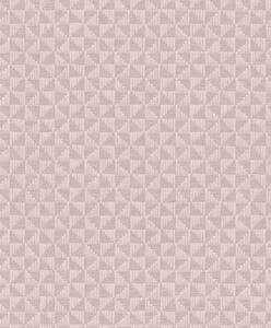 Staroružová geometrická vliesová tapeta, ZEN308, Zen, Zoom by Masureel