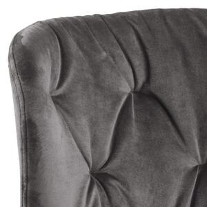BATILDA BLACK stolička Sivá - tmavá