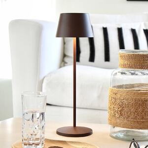 LOOM DESIGN Modi LED terasové svetlo, corten, Hnedá / hrdzavá, Obývacia izba / jedáleň, Hliník, Moderný, Stojacie svietidlo