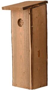 Búdka pre ďatľa Smart, 53,5x18x22 cm, drevo, hnedá