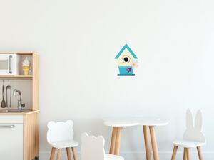 Nálepka na stenu pre deti Domček pre vtáčiky Rozmery: 100 x 100 cm