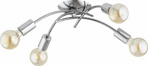 Prisadený luster TORIZO 4xE27/15W/230V lesklý chróm