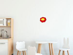 Nálepka na stenu pre deti Veľký červený kvietok Rozmery: 100 x 100 cm