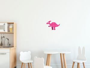 Nálepka na stenu pre deti Ružový dinosaurus Rozmery: 100 x 100 cm