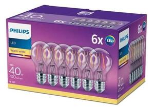 SADA 6x LED Žiarovka VINTAGE Philips E27/4W/230V 2700K
