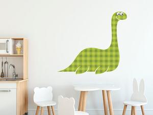 Nálepka na stenu pre deti Veľký pásikavý dinosaurus Rozmery: 100 x 100 cm
