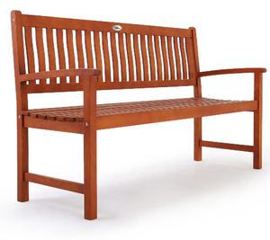 Záhradná lavica Maxima z eukalyptového dreva 152 x 55 x 90 cm s certifikátom FSC®