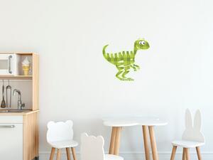 Nálepka na stenu pre deti Limetkový dinosaurus Veľkosť: 20 x 20 cm