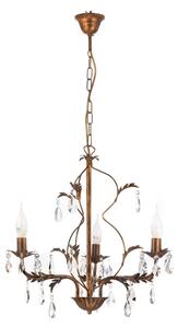 ONLI - Luster na reťazi TERESA 3xE14/6W/230V bronzová