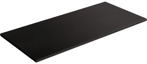 CERANO - Doska pod umývadlo Navira Slim - čierna matná - 100x46x1, 8 cm