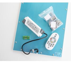 Eglo 32734 - LED RGBW stmievateľný povrchový panel SALOBRENA-C 34W/230V biela + diaľkový ovládač