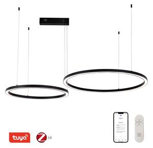 Immax NEO 07216L - LED Stmievateľný luster FINO 93W/230V 60/80cm čierna Tuya+DO