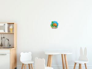 Nálepka na stenu pre deti Korytnačka pri útese Rozmery: 100 x 100 cm