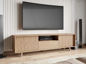 Široký stolík pod TV PRESIDIO - dub artisan