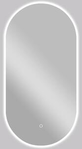 CERANO - Kúpeľňové LED zrkadlo Argento - 40x80 cm