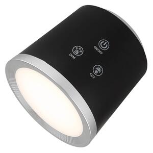 Globo 58454B - LED stmievateľná dotyková stolná lampa MEEYA LED/6W/3,7V čierna