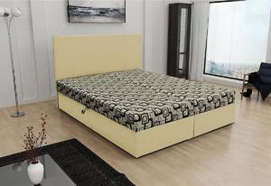 Manželská posteľ THOMAS vrátane matraca, 180x200, Dolaro 33 hnedý/Siena 561