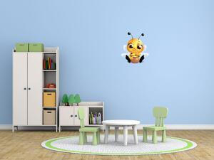 Nálepka na stenu pre deti Včielka s medom Rozmery: 100 x 100 cm