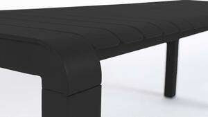 ZUIVER VONDEL lavica Čierna 129,5 cm