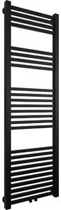 CERANO - Kúpeľňový radiátor Franko - stredové pripojenie 50mm/bočné - 514W - čierna matná - 1600x500 mm
