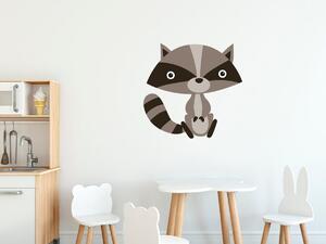 Nálepka na stenu pre deti Pekný medvedík čistotný Veľkosť: 20 x 20 cm