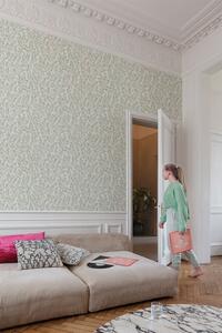 Zelená vliesová tapeta na stenu - vetvičky, listy MN3409, Maison, Grandeco