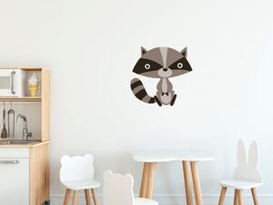 Nálepka na stenu pre deti Pekný medvedík čistotný Veľkosť: 20 x 20 cm