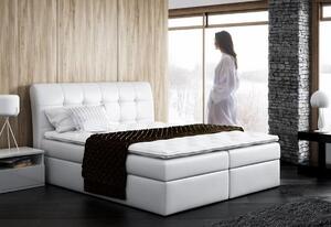 Čalúnená posteľ DIEGO + topper, 180x200, madryt 128