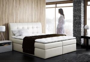 Čalúnená posteľ AMIGO + topper, 200x200, madryt 912