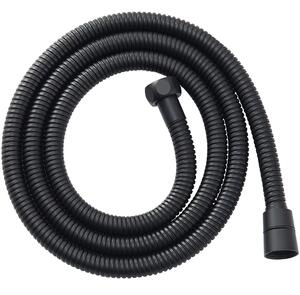 CERANO - Sprchová hadica opletená - čierna matná - 125 cm