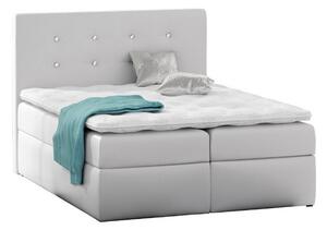 Čalúnená posteľ IZI + topper, 120x200, madryt 1100