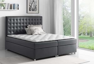 Čalúnená posteľ TISA + topper, 180x200, madryt 1100
