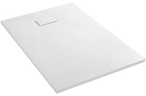 CERANO - Sprchová vanička obdĺžniková Gusto - SMC/minerálny kompozit - štruktúrovaná biela matná - 90x70x3 cm