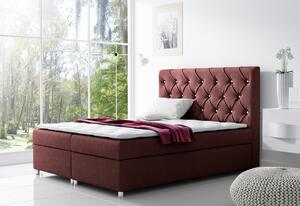 Čalúnená posteľ ROMA + topper, 180x200, primo 8801