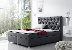 Čalúnená posteľ ROMA + topper, 160x200, madryt 1100