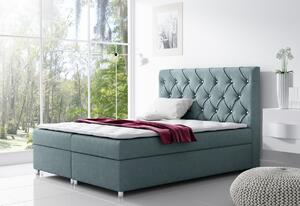 Čalúnená posteľ ROMA + topper, 140x200, primo 8813