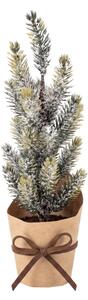 Dekoratívny vianočný stromček FROSTY TREE v kvetináči 22 cm