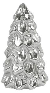 Vianočná dekorácia stromček SILVER SPARK 7,5 cm, strieborný