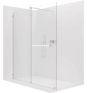 CERANO - Sprchová zástena Walk-in Medin Ľ/P - 8 mm - chróm, transparentné sklo - 120x195 cm - dvojdielna posuvná