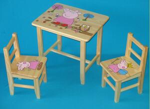 Detský Stôl s stoličkami Pepino + malý stolček zadarmo !! (+ Malý stolček zadarmo !!)