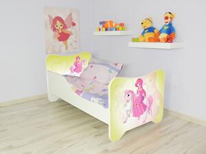 Detská posteľ s obrázkom 140x70 - Pony (Detská posteľ Pony 140x70 bez úložného priestoru)